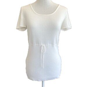 Rino Rossi soft lightweight comfy knit top with drawstring waist. Women's size L